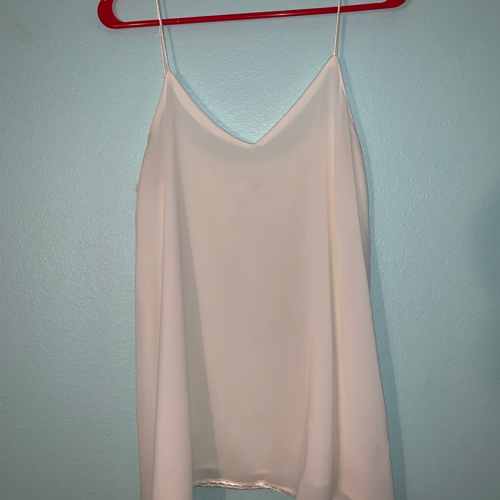White Dressed- Up Tank